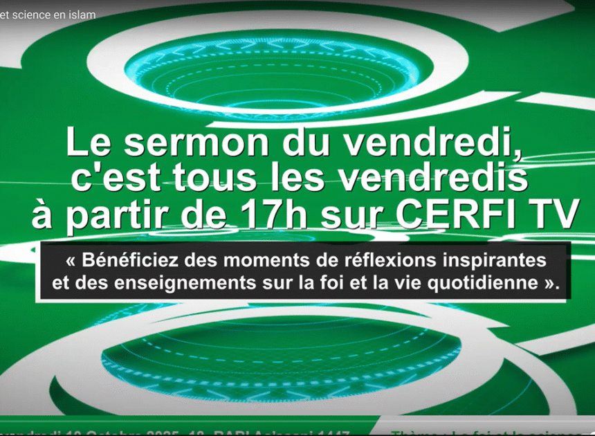 Sermon du vendredi 10/10/2025